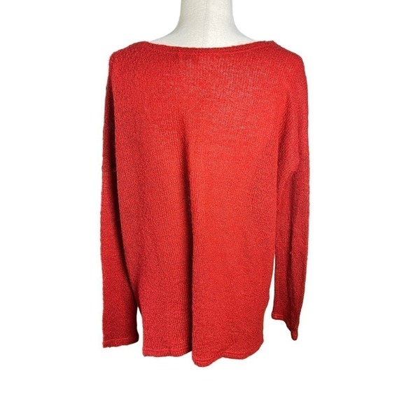 Piko 1988 Lightweight Tunic Sweater, Boatneck, Red, size Medium - Picture 6 of 12